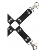 PENITENCE MAN NIPPLES CLAMPS BLACK PINZE PER CAPEZZOLI CON ANELLO FALLICO COSTRITTIVO FETISH BONDAGE
