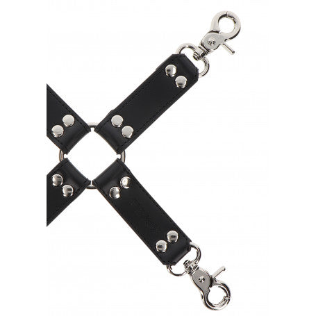 PENITENCE MAN NIPPLES CLAMPS BLACK PINZE PER CAPEZZOLI CON ANELLO FALLICO COSTRITTIVO FETISH BONDAGE