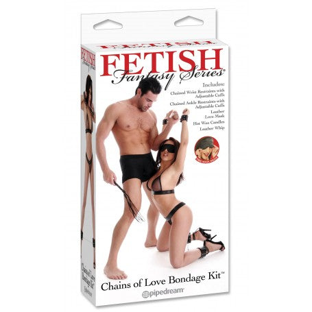 KIT FETISH BONDAGE FRUSTA MANETTE CAVIGLIERE E MASCHERA FANTASY