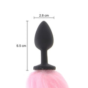 PLUG ANALE CON CODA UNICORN TAIL & BUTTPLUG LED