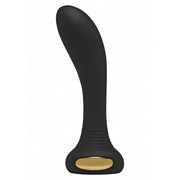 VIBRATORE ANALE VAGINALE IN SILICONE DILDO FALLO NERO VIBRANTE ZARA RICARICABILE